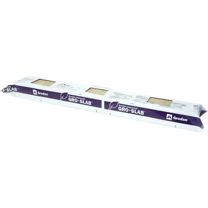 Grodan Improved Gro-Slab (36x8x3 w/ 3-15×15 pre-cut holes) – Bag